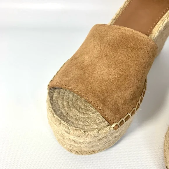 Marc Fisher Tan Wedge Sandals - Picture 3 of 11
